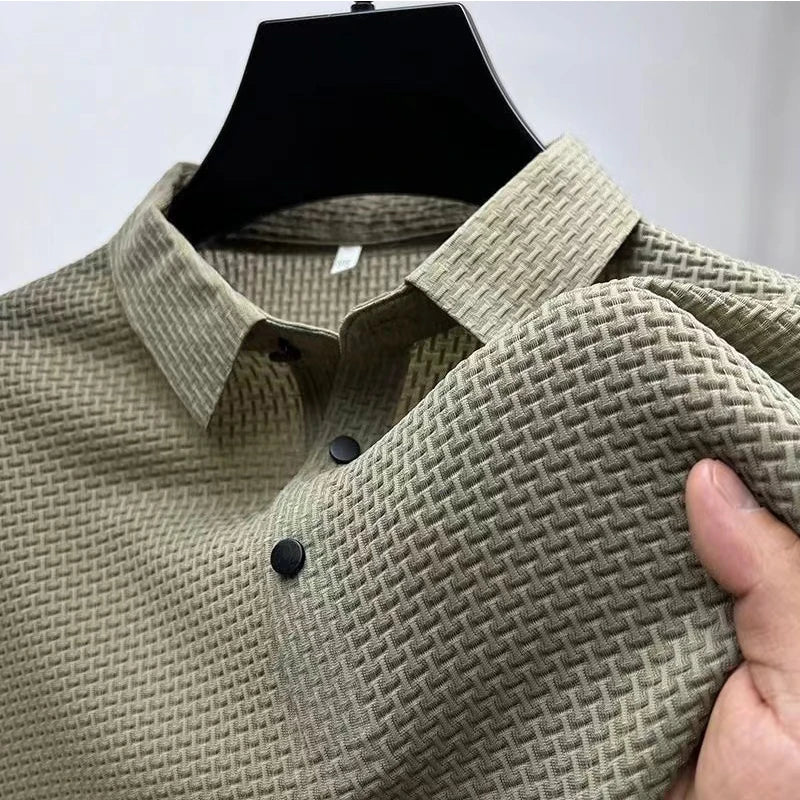 Men’s Short Sleeve Polo Shirt – Business Casual Summer