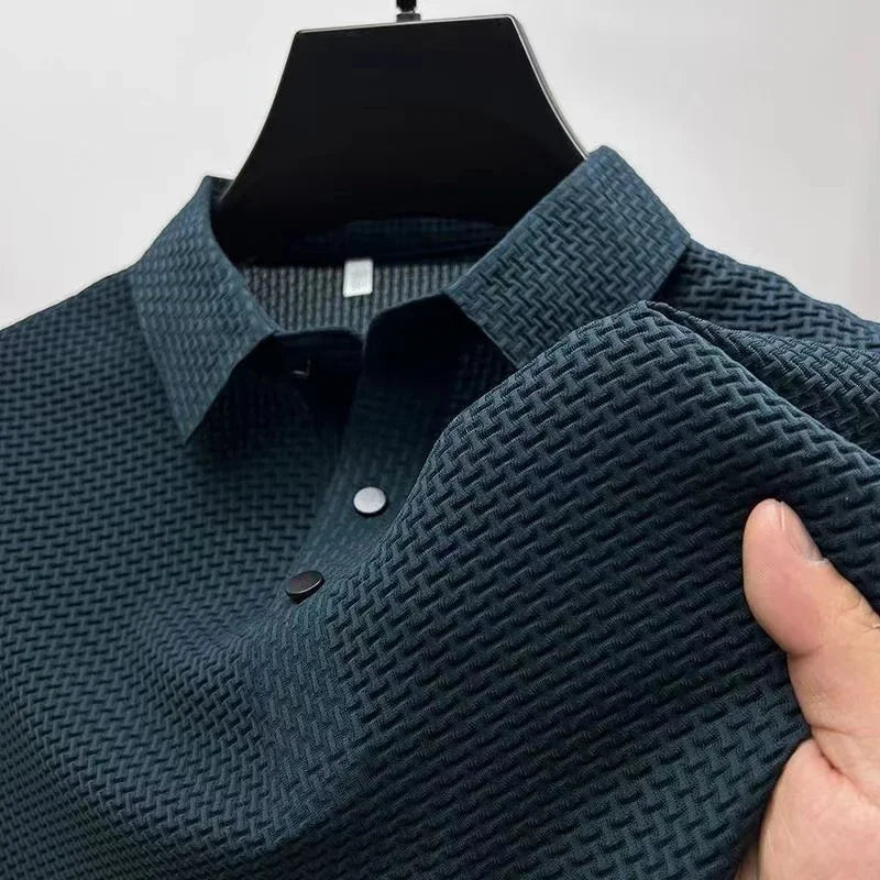 Men’s Short Sleeve Polo Shirt – Business Casual Summer