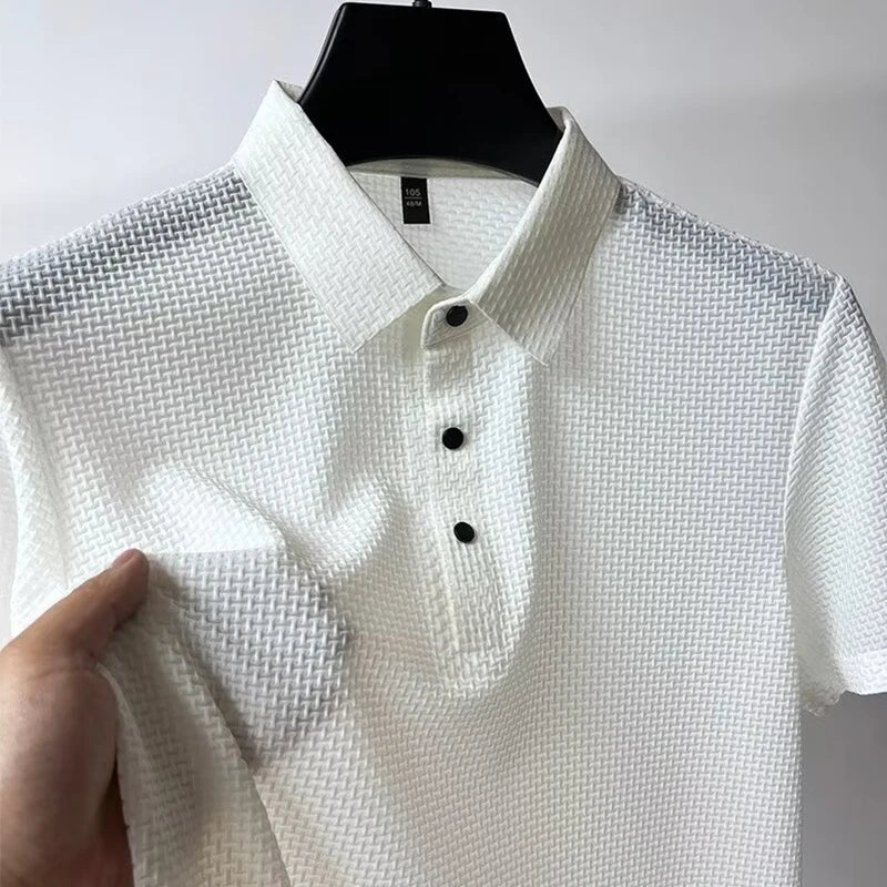 Men’s Short Sleeve Polo Shirt – Business Casual Summer