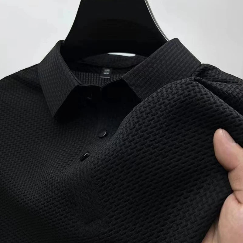 Men’s Short Sleeve Polo Shirt – Business Casual Summer
