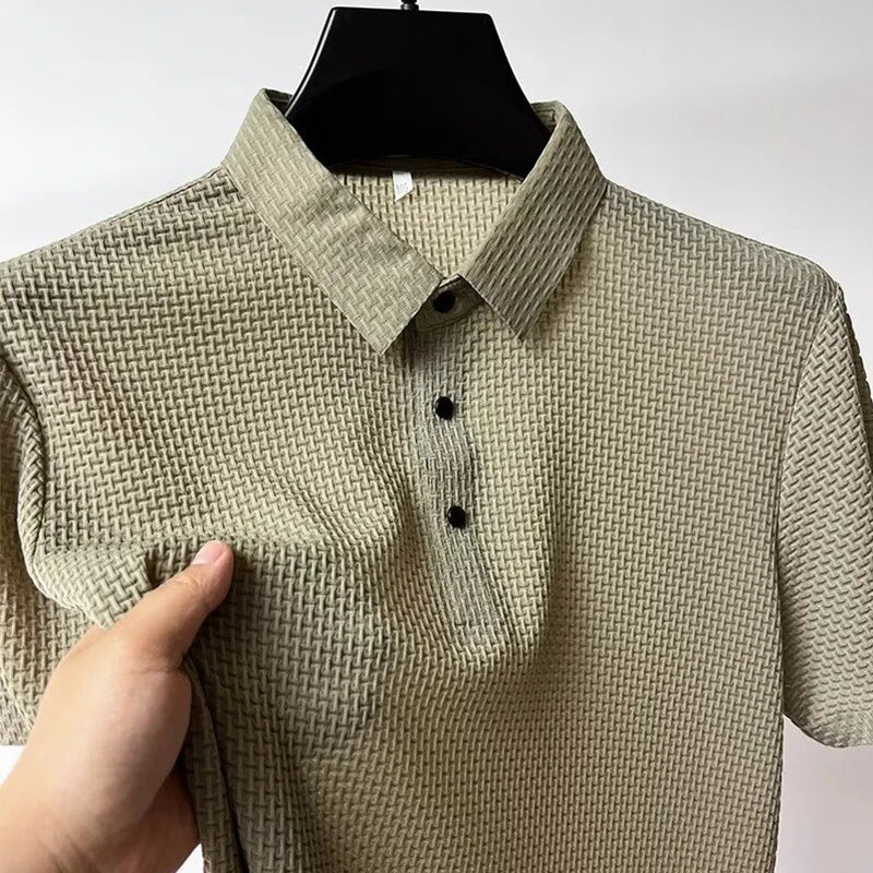 Men’s Short Sleeve Polo Shirt – Business Casual Summer