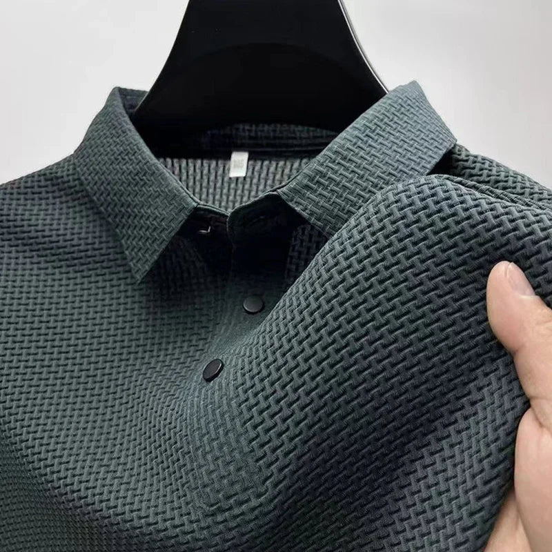 Men’s Short Sleeve Polo Shirt – Business Casual Summer