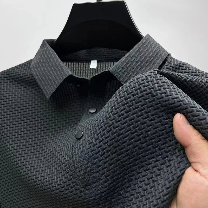 Men’s Short Sleeve Polo Shirt – Business Casual Summer